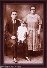 Family picture circa 1950's; Actual size=180 pixels wide